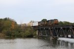 D706 comes east out over the Thornapple River